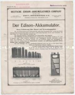 Der Edison-Akkumulator.