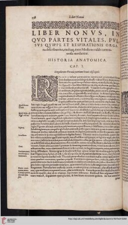 Liber nonvs, in qvo partes vitales, pvlsvus qvippe et respirationis organa describuntur […]