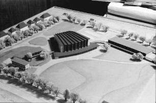 Freiburg: Modell; Erweiterungsbau zur Stadthalle