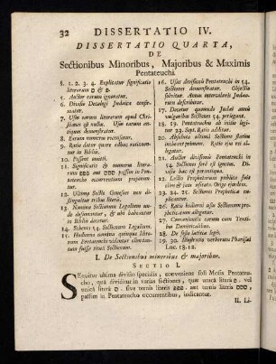 32-43, Dissertatio Quarta