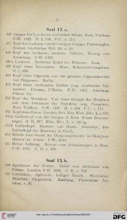 Saal IXa (Nr. 446 - 455)