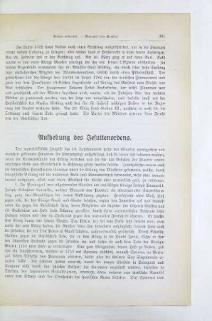 Aufhebung des Jesuitenordens