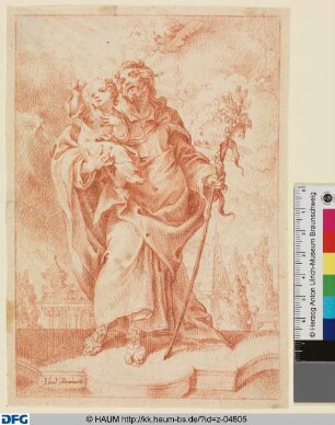 Der Heilige Joseph mit dem Christuskind im Arm