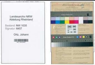 Entnazifizierung Johann Ortz , geb. 08.08.1899 (Schichtmeister)