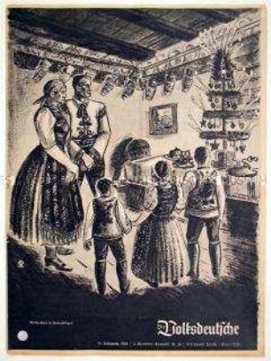Halbmonatszeitschrift "Der Volksdeutsche" u.a. zum Wiener Schiedsspruch
