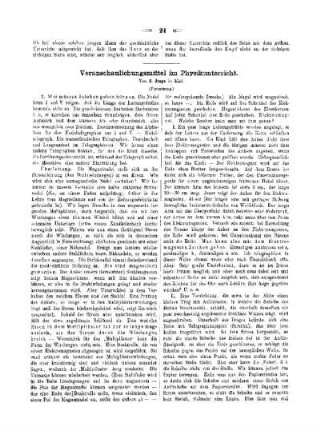 Veranschaulichungsmittel im Physikunterricht : (Fortsetzung)