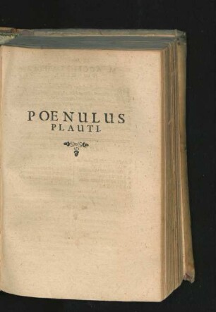 Poenulus Plauti.