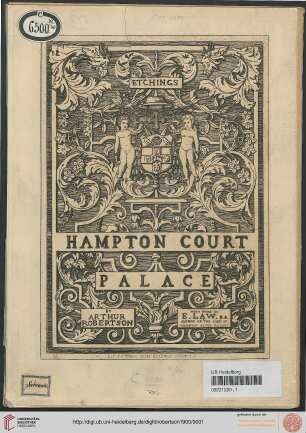 Hampton Court Palace : etchings