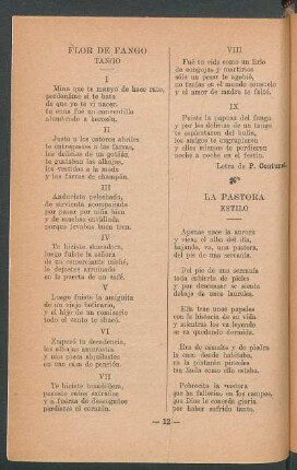La pastora : Estilo