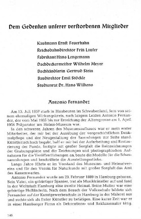 Dem Gedenken unserer verstorbenen Mitglieder