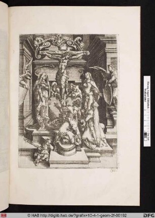 [Epitaph mit der Kreuzigung Christi. Band VI.]