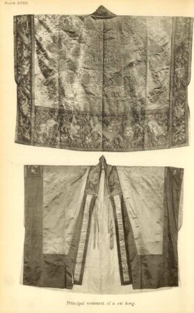 Plate XVIII. Principal vestment of a sai kong