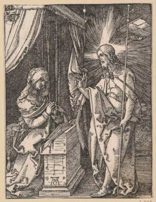 Kleine Passion, Blatt 31: Christus erscheint seiner Mutter