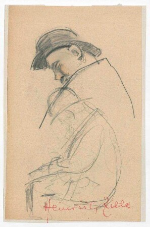 Studie schlafender Mann