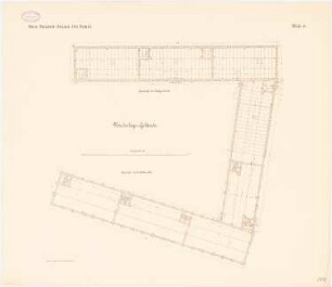 Neue Packhofanlage, Berlin-Moabit: Niederlagegebäude: Grundriss 3. Obergeschoss 1:200