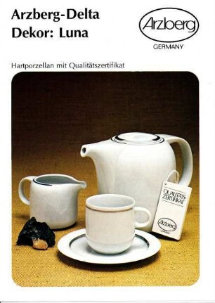 Produktprospekt "Arzberg-Delta / Dekor: Luna"