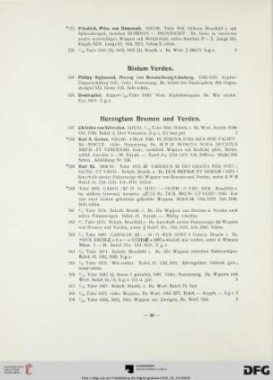 Herzogtum Bremen und Verden (Nr. 337-355)