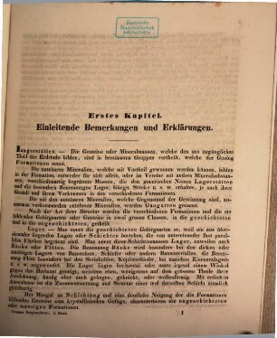 Handbuch der Bergbaukunst oder die Lehre von der Aufsuchung und Gewinnung der nutzbaren Mineralien : mit einem Atlas ..., 1