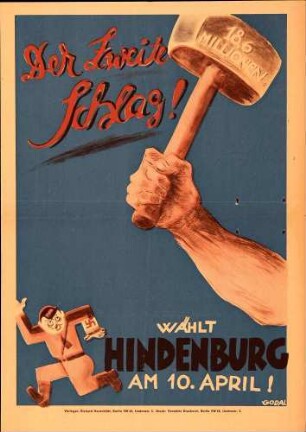 SPD: Der zweite Schlag! Wählt Hindenburg am 10. April (BA Schopfheim)