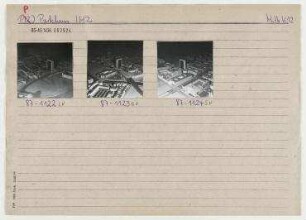 Modell: Parkhaus am IHZ. Berlin, Mitte, Clara-Zetkin-Straße (Dorotheenstraße)/Charlottenstraße