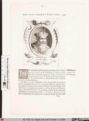 Bildnis Sebastiano Luciani (de Lucianis), gen. del Piombo