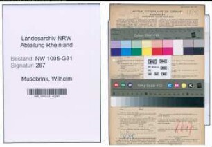 Entnazifizierung Wilhelm Musebrink , geb. 10.01.1913 (Gastwirt)
