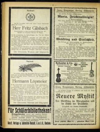 Nachruf : [Hermann Löpmeier]