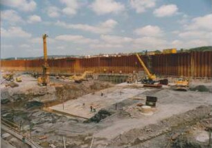 Baugrube Wehranlage Saarbrücken