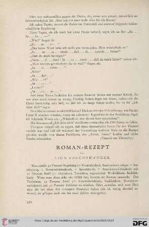 9: Roman-Rezept