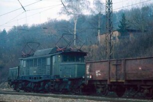 Vaihingen/Enz-Nord Lok 194 196 Güterzug Omm-Wagen