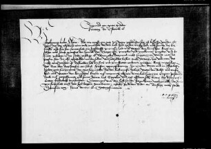 Herzog Sigmund von Österreich bittet Graf Ulrich V., an den Papst und den Kaiser mit der Bitte zu schreiben, für Herzog Sigmund in der Schweizersache einzutreten und legt Entwürfe der zwei Schreiben bei.