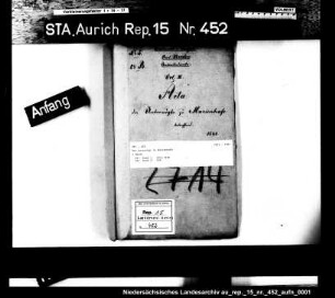 Der Untervogt in Marienhafe