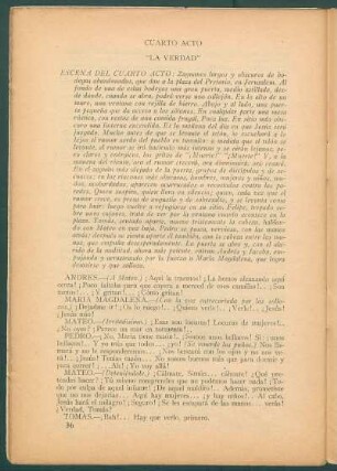 Cuarto acto : "La Verdad"
