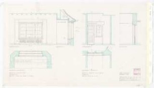 Landhaus Weber, Berlin-Nikolassee Umbau: Details Verkleidung und Leuchten, 1:20