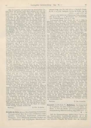 26-27 [Rezension] Grashoff, W., Meditationen. Der Gang durch die Propheten des Alten Testaments zum Tische des Herrn. 2. Teil des Beicht- und Communionbüchleins