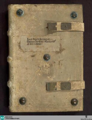Postilla super Ieremiam, librum Threnorum, Ezechieliem et Danielem - Cod. Aug. pap. 57