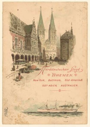 Menükarte : Menü, Dampfer "Bayern"