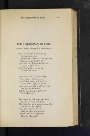 The Englishman in Exile