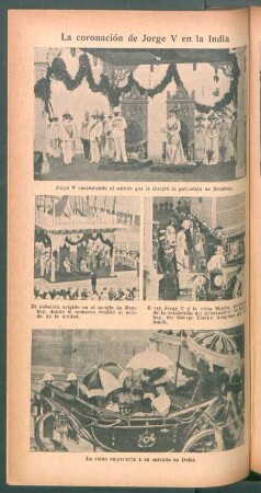 La coronación de Jorge V en la India - [Ilustración]