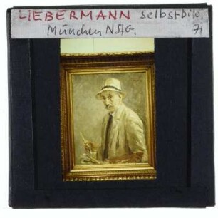 Liebermann, Selbstbildnis (1929)