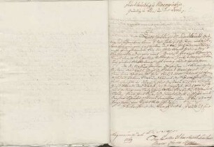 Johann Sebastian Clais an Karoline Luise von Baden (Aigle)
