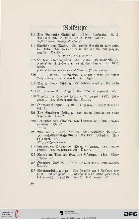 Volksfeste (Nr. 513-540)