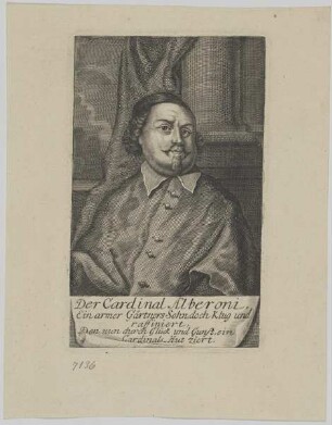 Bildnis des Julio Alberoni