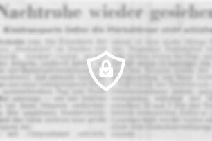 Nachtruhe wieder gesichert