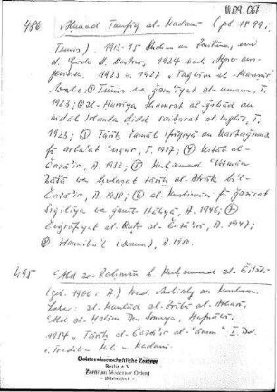 Exzerpte aus Publikationen der Jahre 1937-1969