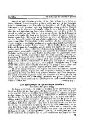 Alte Heilszeichen im heimatlichen Hausbau