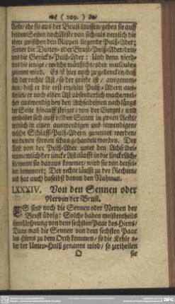 LXXXIV. Von den Sennen oder Nerven der Brust