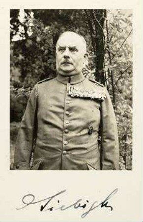 Siebigk, Wilhelm; Major, geboren am 23.12.1872 in Zerbst