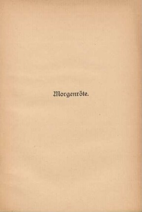 Morgenröte