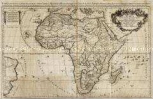 Africa divisa in suas principales partes